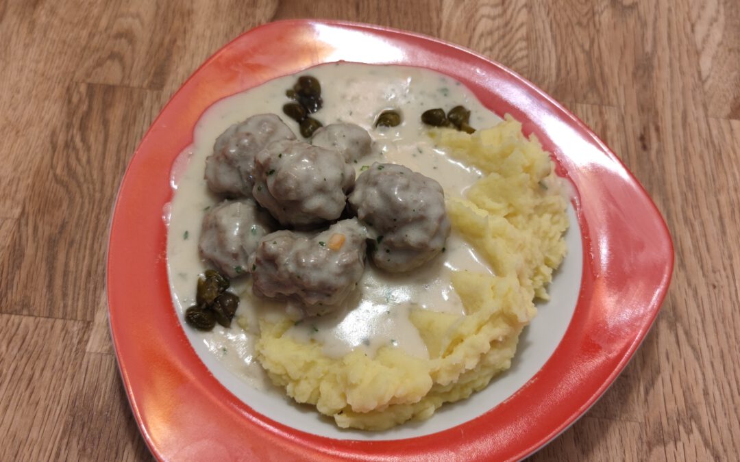 Königsberger Klopse mit Kartoffelbrei