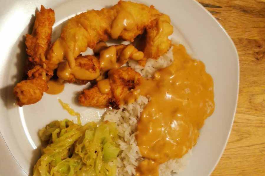 gebackenes Huhn (asiatisch)